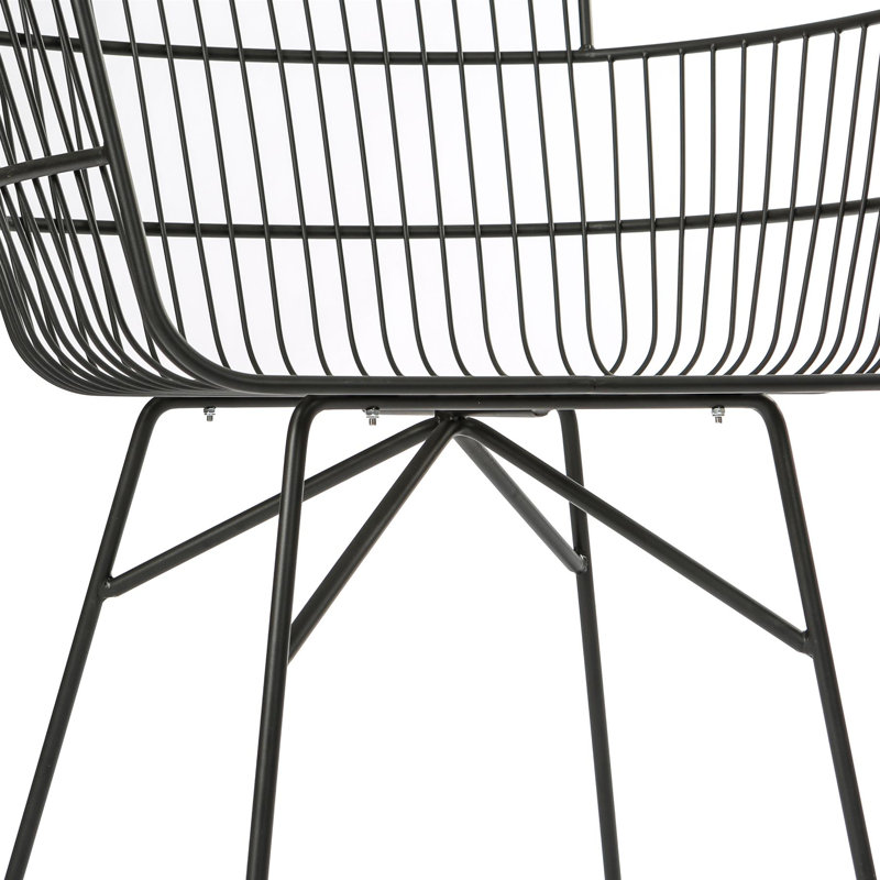 45cm H Cross Back Armchair