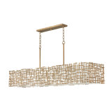 Farrah 10 - Light Unique Rectangle Chandelier