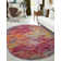 Tapis géométrique fuchsia
