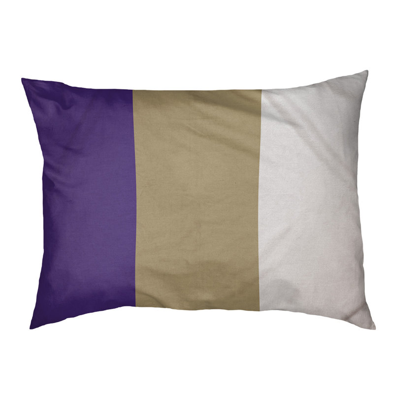 Coussin Washington, Mauve / milieu doré, Très grand (l 50 po x P 40 po x H 17 po)