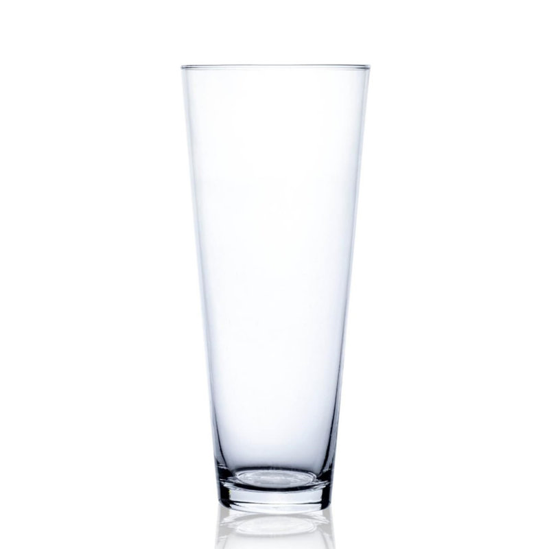 Ladainian Glass Taper Vase, 15.75" H x 6" W x 6" D