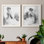«Soft Silhouette I», ensemble de 2 reproductions d'art