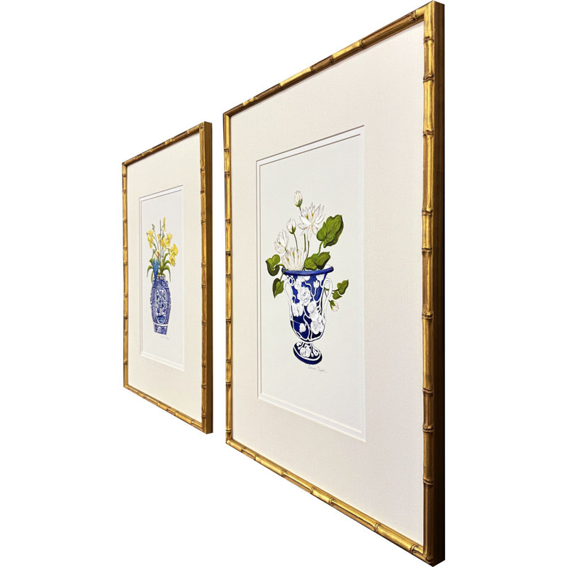 Blue and White II Framed Art