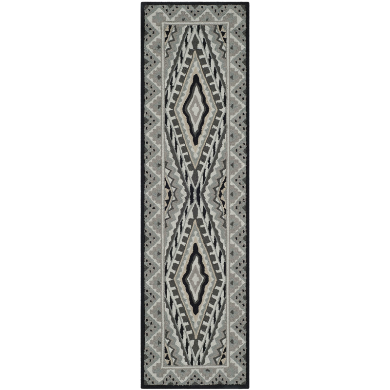 Adera Hand Hooked Performance Southwestern Rug, Runner 2'3" x 8'