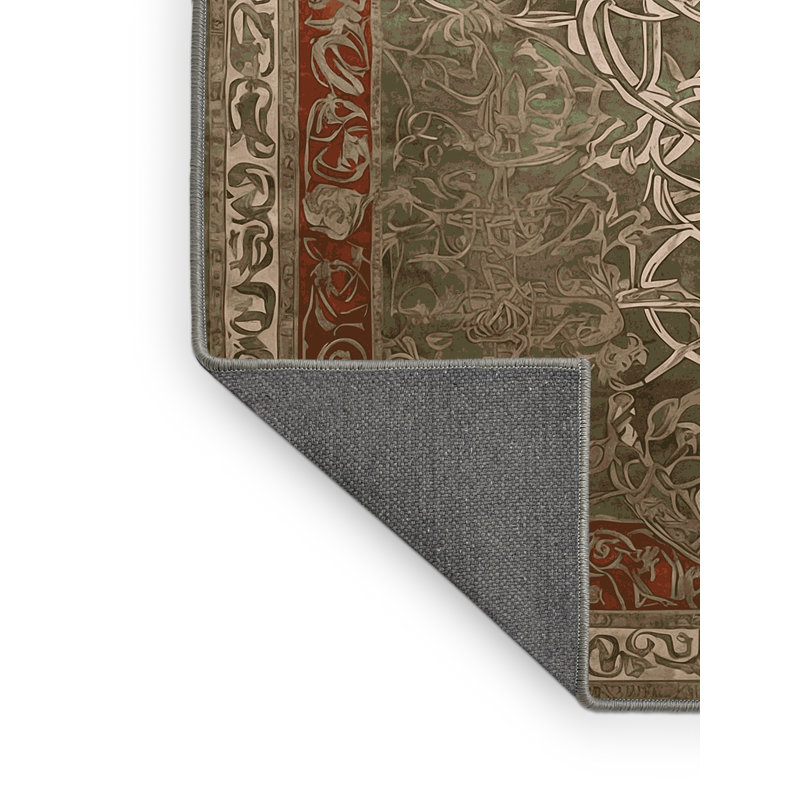 Tapis brun soyeux et moelleux, Rectangle 8 pi x 12 pi