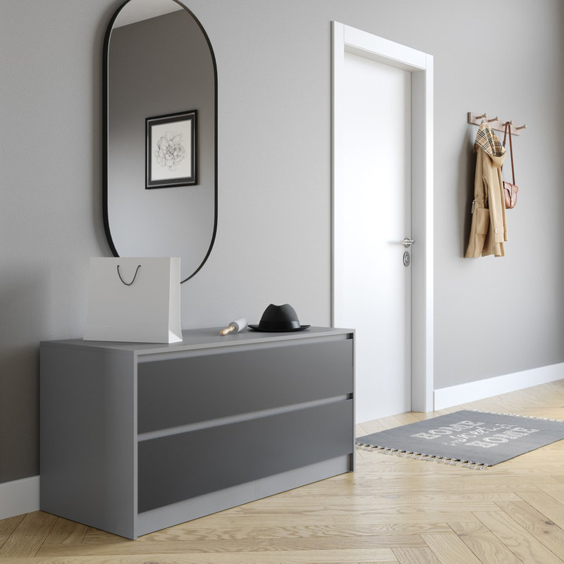 Rectangle Accent Chest, Grey