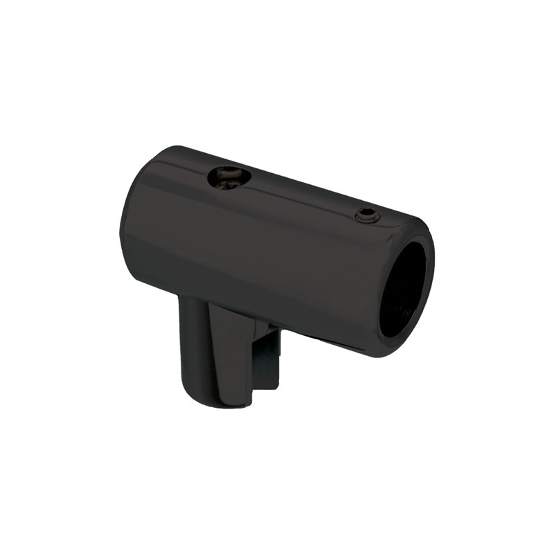 Support en U pour barre de support en verre FHC SBG3MB - verre de 3/8 po ou 1/2 po - noir mat, Matte Black