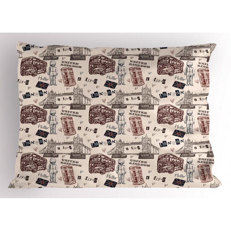 Love Polyester Sham Set, Twin