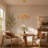 3-Light Hand-Woven Rattan Leaf Bohemian Pendant Light