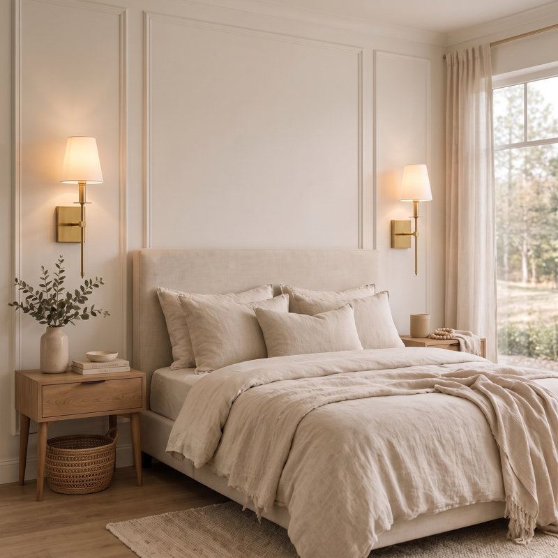 New Britain 1 - Light Dimmable Wallchiere, Gold