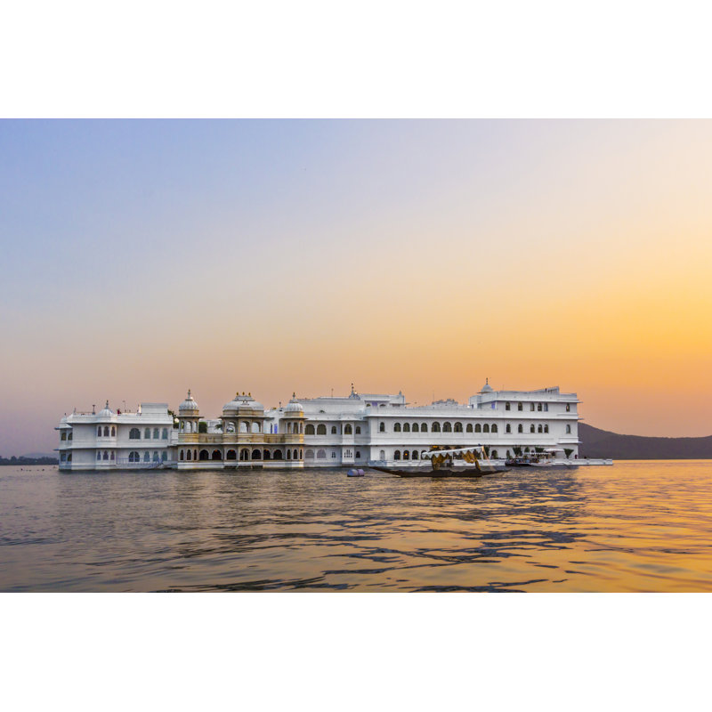Helzer The Lake Palace by Meinzahn - Wrapped Canvas Print, 30cm H x 46cm W x 3.8cm D