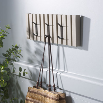 Fotina 3 Hook Wall Mounted Coat Rack
