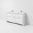 Lafarre 60 in W x 20 in D Double Bath Vanity and Gun Metal Faucet Set-104786646-113056873