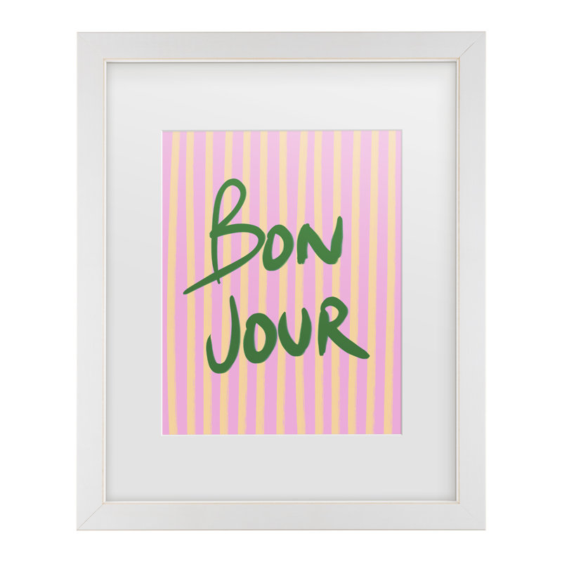 Grace, art numérique Bonjourgy Ratioiso, H 18 po x l 22 po, Cadre blanc