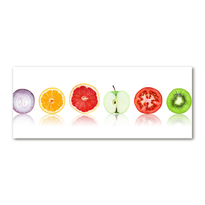 Fruits and Vegetables 1 Piece Wall Art on Canvas