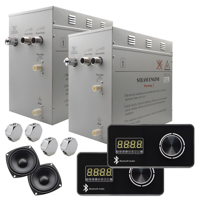 Générateur de vapeur auto-drainant 24 kW Superior Encore Plus avec clavier numérique horizontal Bluetooth