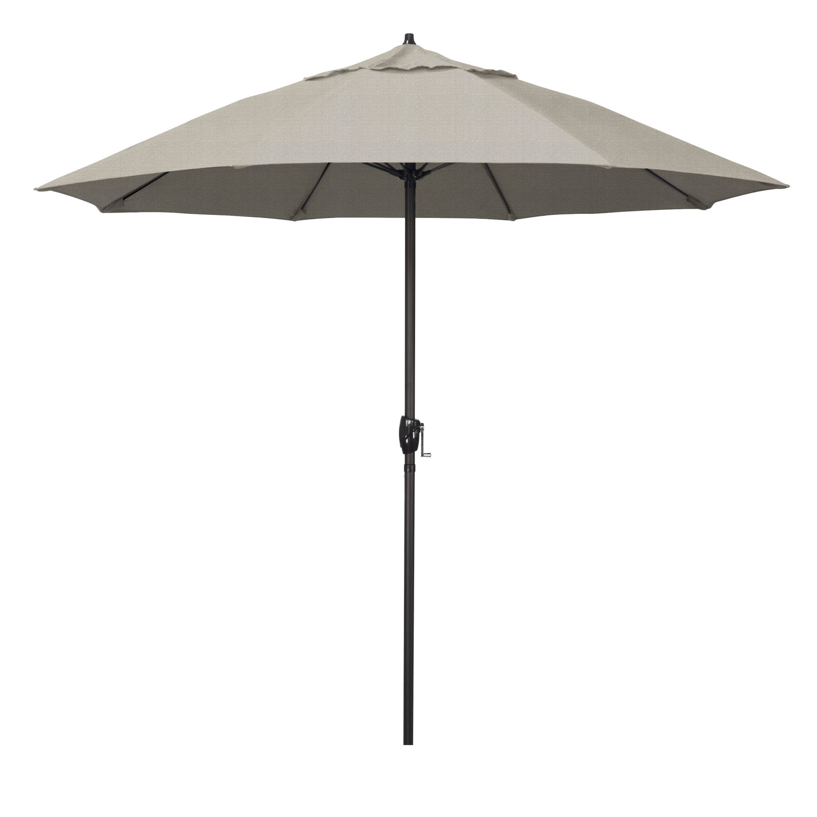 Mika 9' Umbrella, Woven Granite Performance