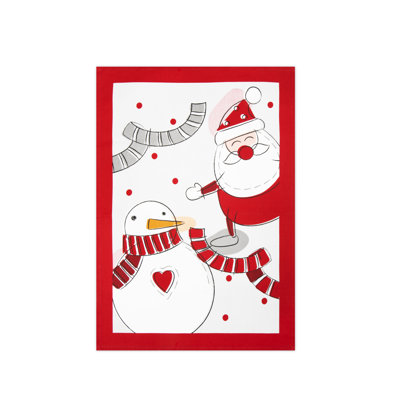 Snowman Cotton Dish Cloth Kitchen Towel
