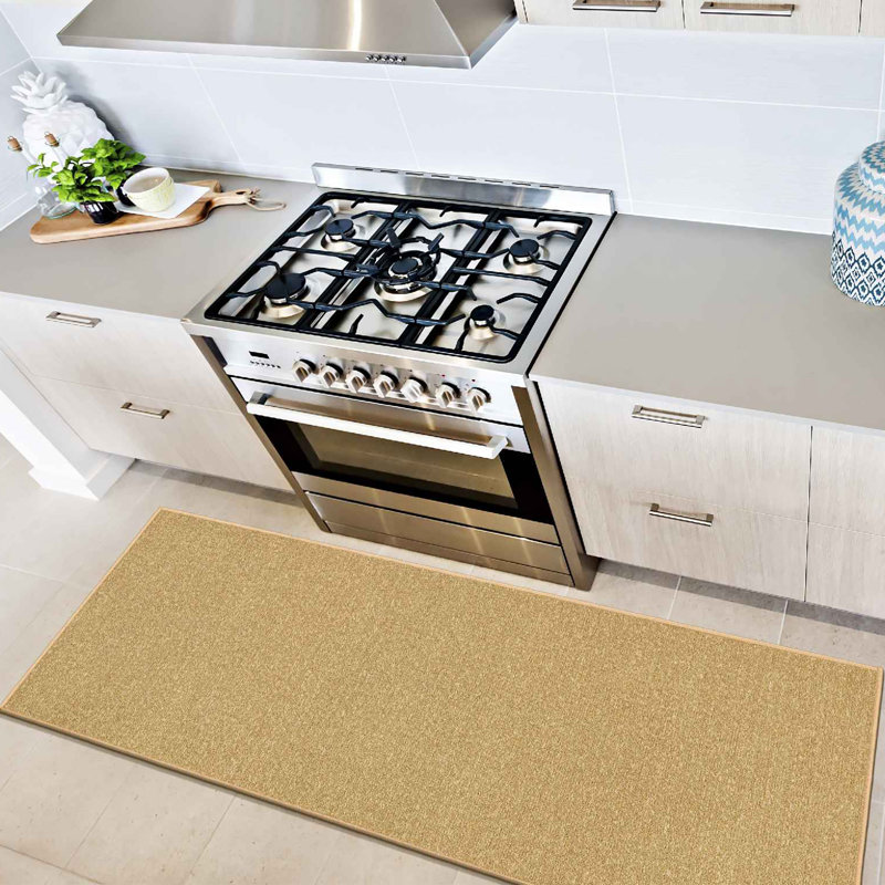 Tapis de couloir beige Emmy, Tapis de couloir 1 pi 8 po x 4 pi 5 po, Beige