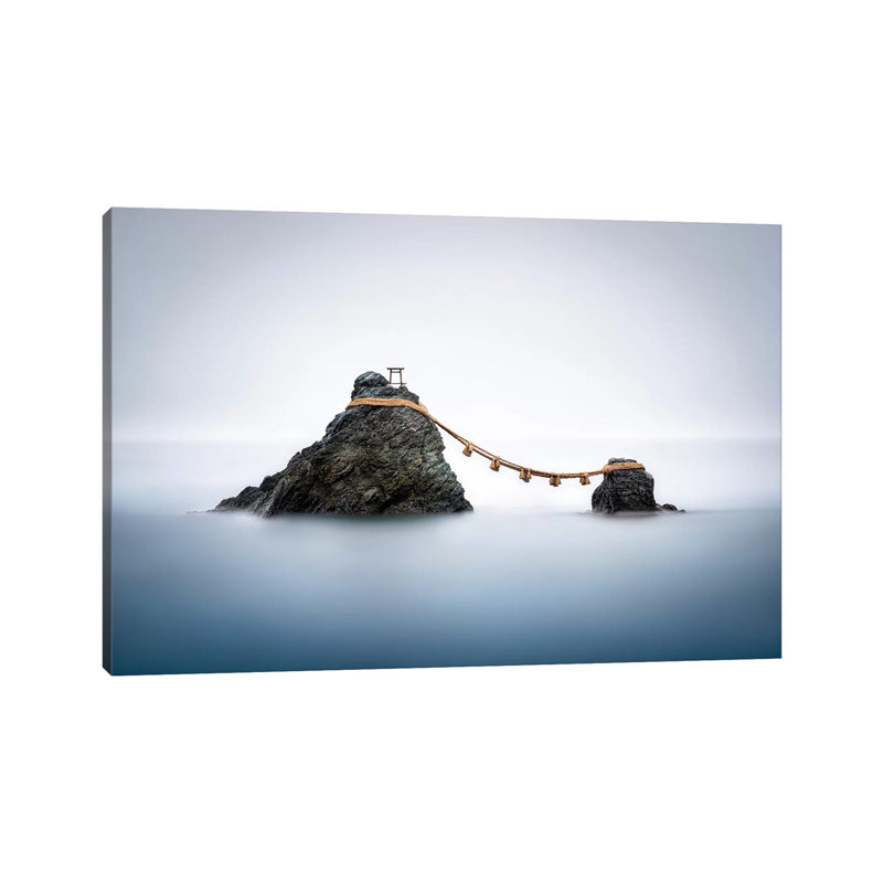 Meoto Iwa 1 Piece Wrapped Canvas Wall Art, 20.32cm H x 30.48cm W