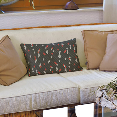 Katelyn Elizabeth Geometric Linen Reversible Pillow Cover