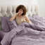 Ensemble d'édredon plissé avec draps Bed-in-a-Bag-103134051-103134073