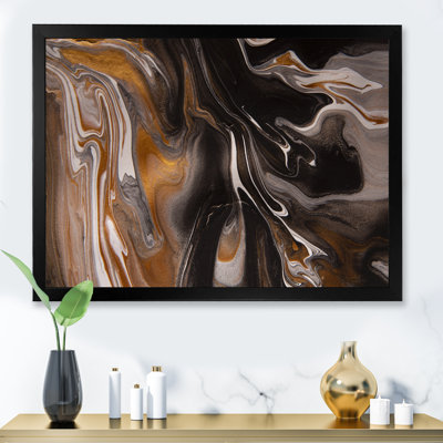 " Black And Brown Marble Universe "