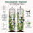 2-Pack 72" Metal Plant Trellis Set with Curved Scroll Design-842355606