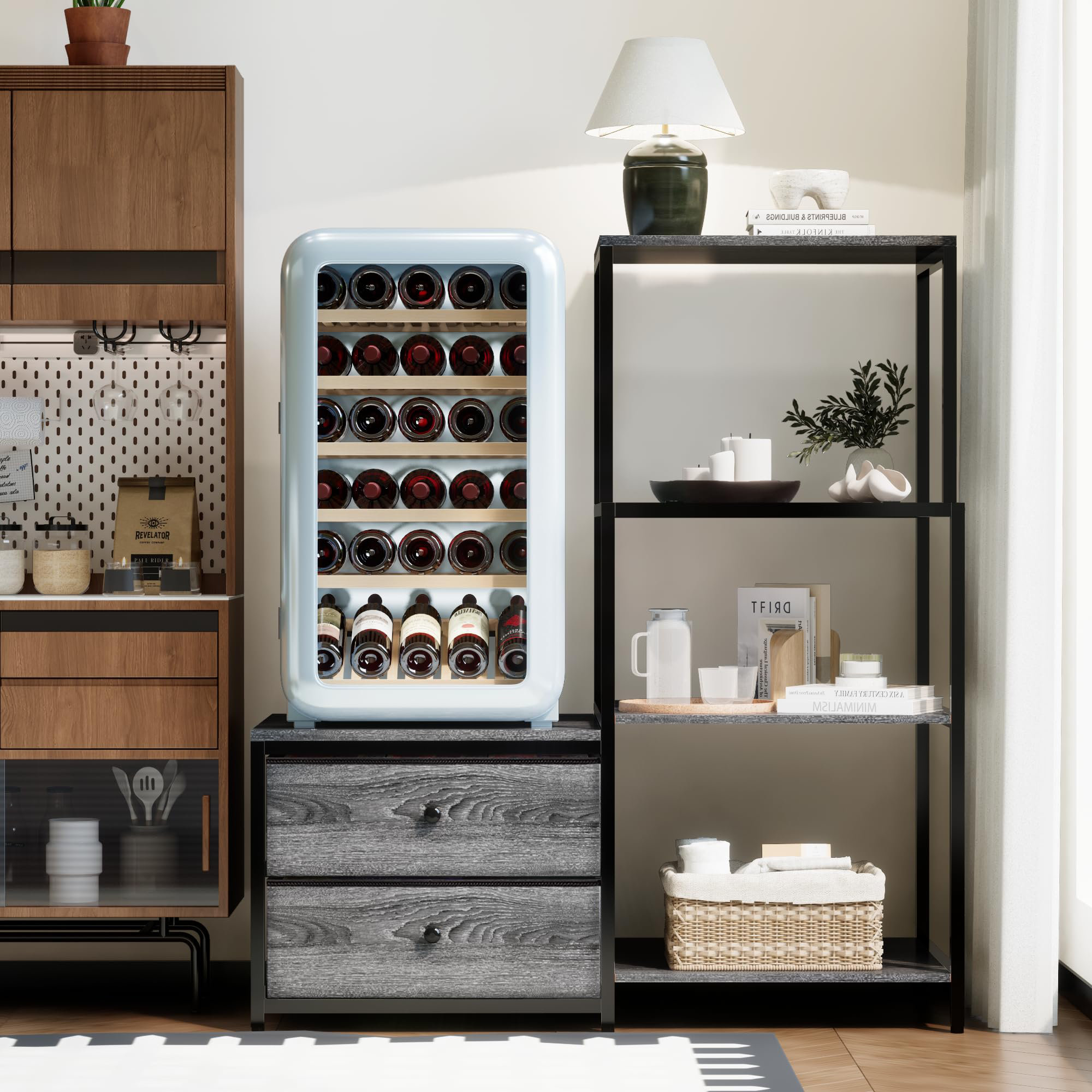 4-Tier Mini Fridge Stand With Storage,Mini Fridge | Ubuy - View #7