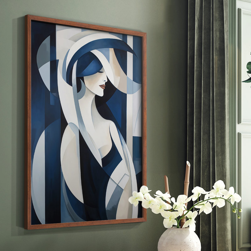 WOMEN Series XLIX - reproduction encadrée de qualité supérieure - prête à être accrochée - aucun clou requis