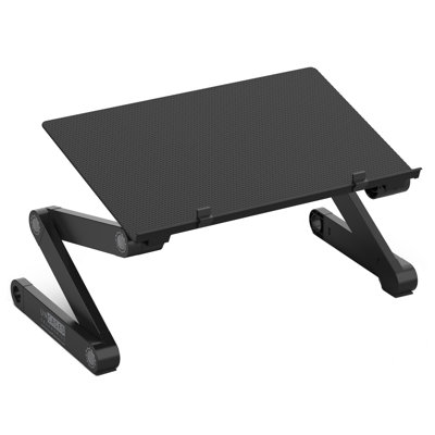 Uncaged Ergonomics WorkEZ Professional Laptop Stand and Lap Desk - Adjustable Aluminum Laptop Table