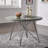 Nabu Ash Round Solid Wood Top with Iron Base Dining Table