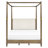 Canopy Bed Queen Brown See Below