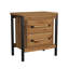 Table de chevet 2 tiroirs Mahoney, hickory