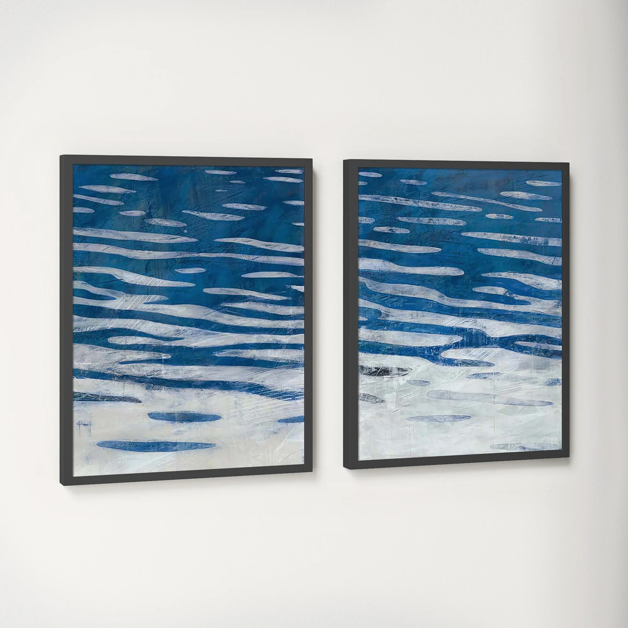 Oceanview By Ivo Stoyanov by Ivo Stoyanov, Black Framed, 20" H x 32" W x 1.25" D