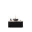Meuble-lavabo de salle de bain 36 po avec lavabo, cuve flottante murale à bords arrondis avec vasque en céramique à motif de pierre, pré-assemblé-121843390-121843395