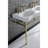 Kingston Brass Tudor Two-Handle 3-Hole Deck Mount Widespread Bathroom Faucet with Brass Pop-Up Drain-11174474