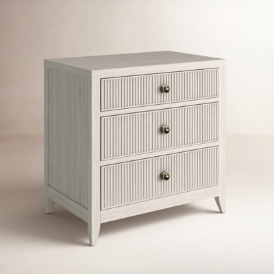 Caterina 3-Drawer Oak Nightstand