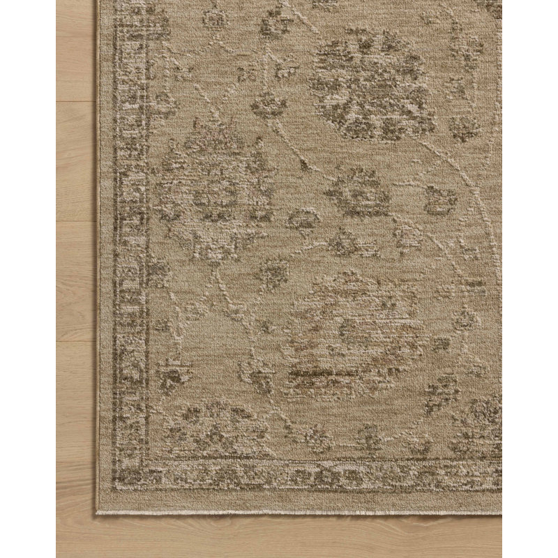 Tapis blé / Bungalow Bungalow Rose Wrobel, Tapis de couloir 2 pi 7 po x 7 pi 6 po
