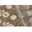 Rug & Kilim’S Modern Block Print Rug In Brown With White Floral Patterns-1120864244