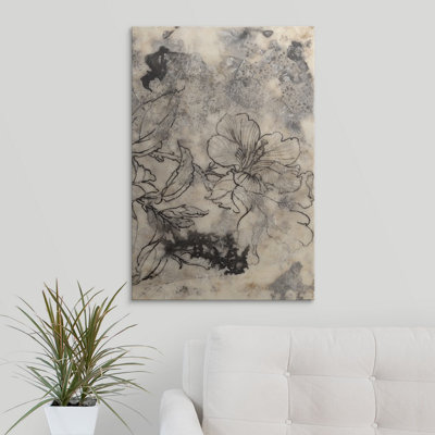 «Tigered Floral II» par Jennifer Goldberger, reproduction d'art