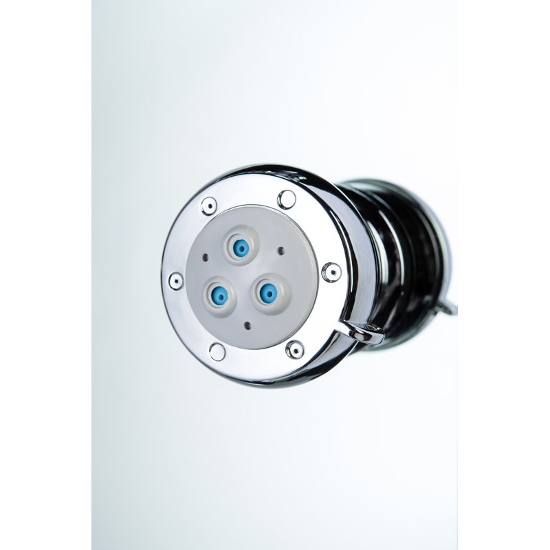 Blue Ocean 52" Aluminum Shower Panel with Rainfall Head and Jets