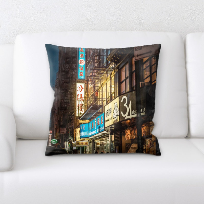 Microsuede Reversible Throw Pillow