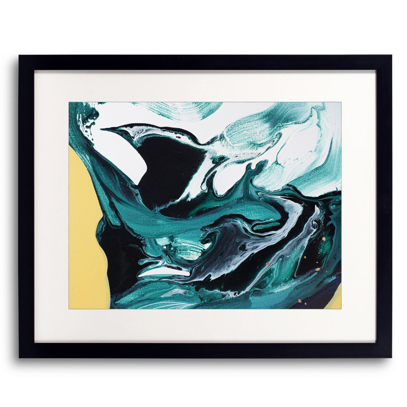 Bonaire Print by Novi Lim, Black Framed Paper, 16" H x 20" W