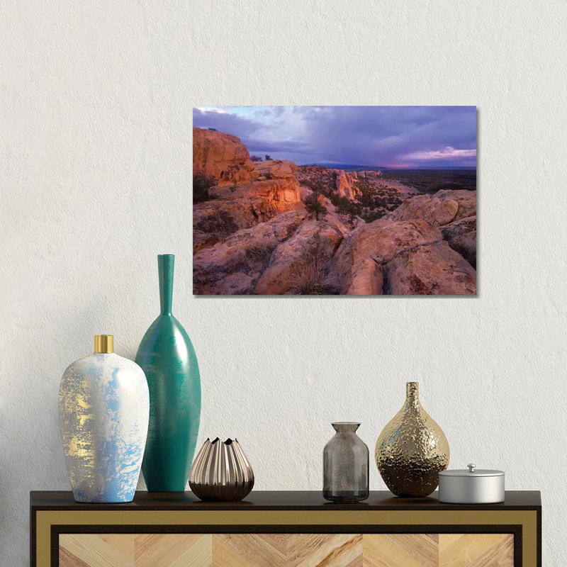 Rocky Outcroppings In El Malpais National Monument, New Mexico 1 Piece Wrapped Canvas Wall Art, 30.48 cm H x 45.72 cm W