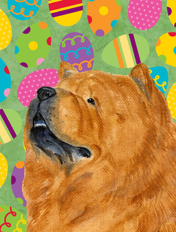 Drapeau de jardin Atara, Chow-chow (brun)