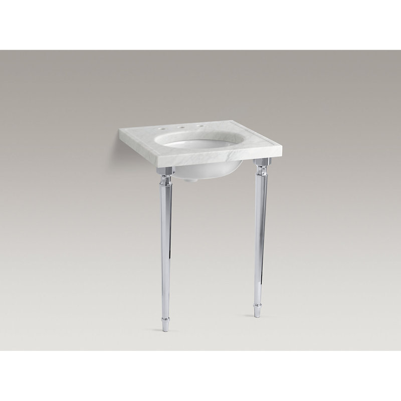 Pattes de table Kathryn, Chrome poli