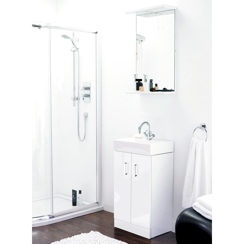 Checkers 450 450mm Single Bathroom Vanity with Integrated Basin
