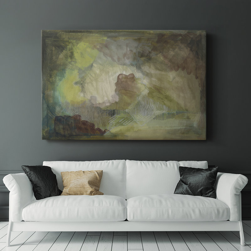 Tempête estivale - Cavas enveloppés de galerie, H 18 po x l 27 po