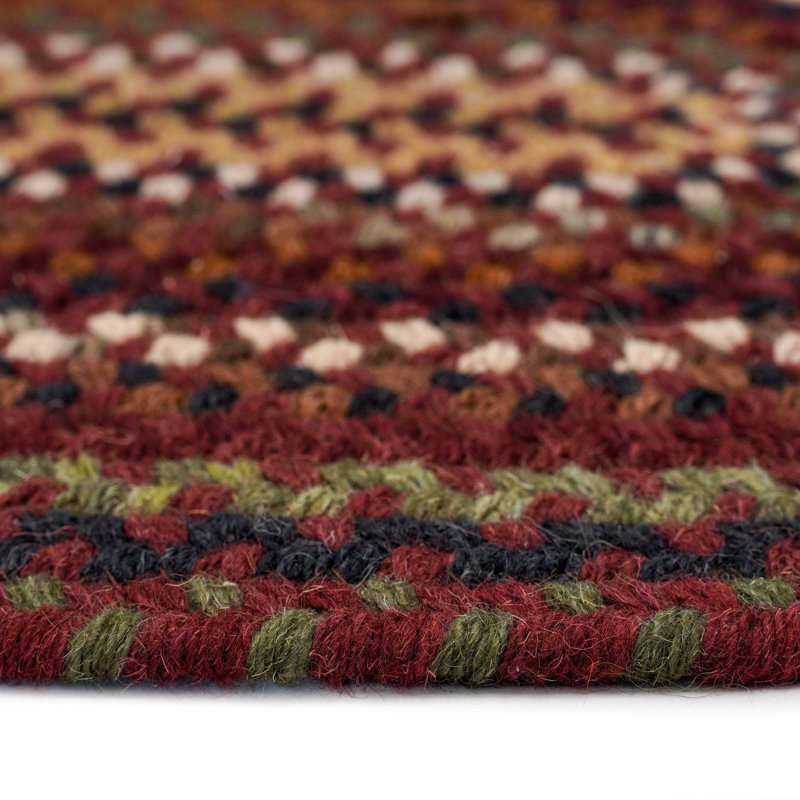 Fort Lupton Wool Indoor Rug, Oval 7' x 9'